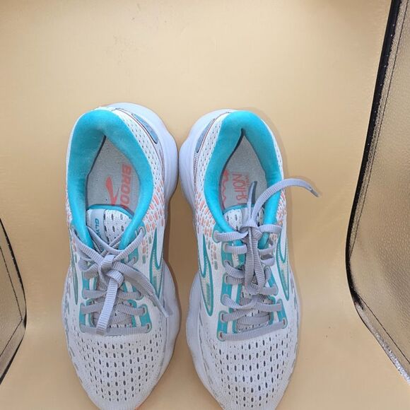Brooks Glycerin 20 Womens Size: 8.5 B Oyster Latigo Bay Coral Neutral Running - Picture 8 of 9